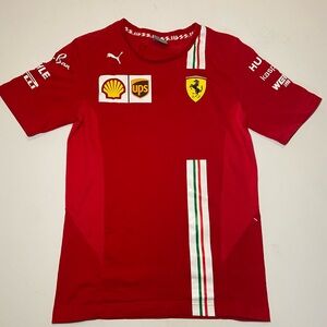 Puma Formula F1 Racing Tshirt Scuderia Ferrari Size XS